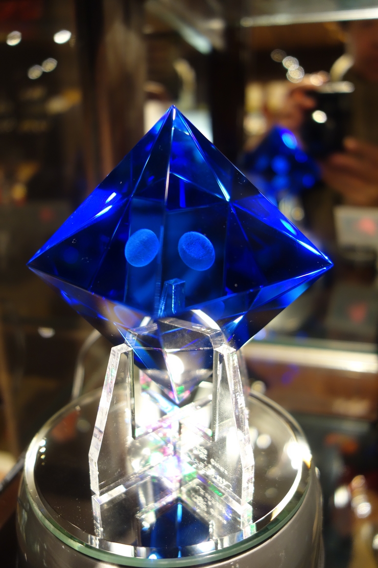 エヴァンゲリオン 第6の使徒 クリスタルオブジェ 小樽大正硝子館 箱付