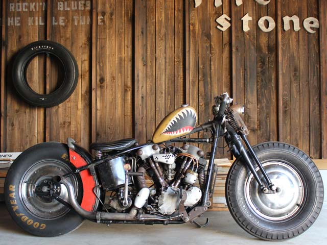 ピーナッツタンク エイジング塗装 ハーレー ハーレー 新品タンク