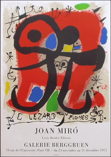 joan miro ヴィンテージ ポスター ジョアン・ミロ【Joan Miro
