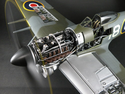 エアフィックス1/24ホーカータイフーンMk1b制作記13 : サロン de