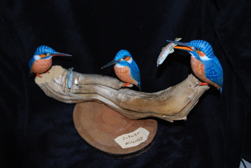 カワセミに挑戦（バードカービング） その12（最終） : まったり 完全