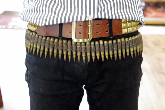 ヴィンテージパンクLemmyの弾丸ベルト ヴィンテージパンクLemmyの弾丸