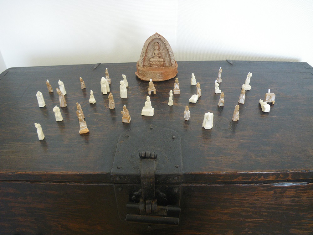 二見光宇馬 陶仏展 : 布とお茶を巡る旅