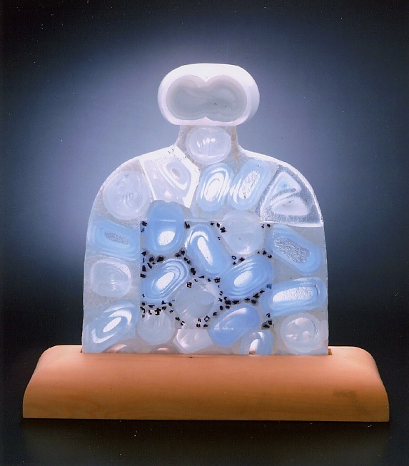 資産に☆石橋忠三郎アマルガムガラスガラス鉢器ガラス工芸作家物