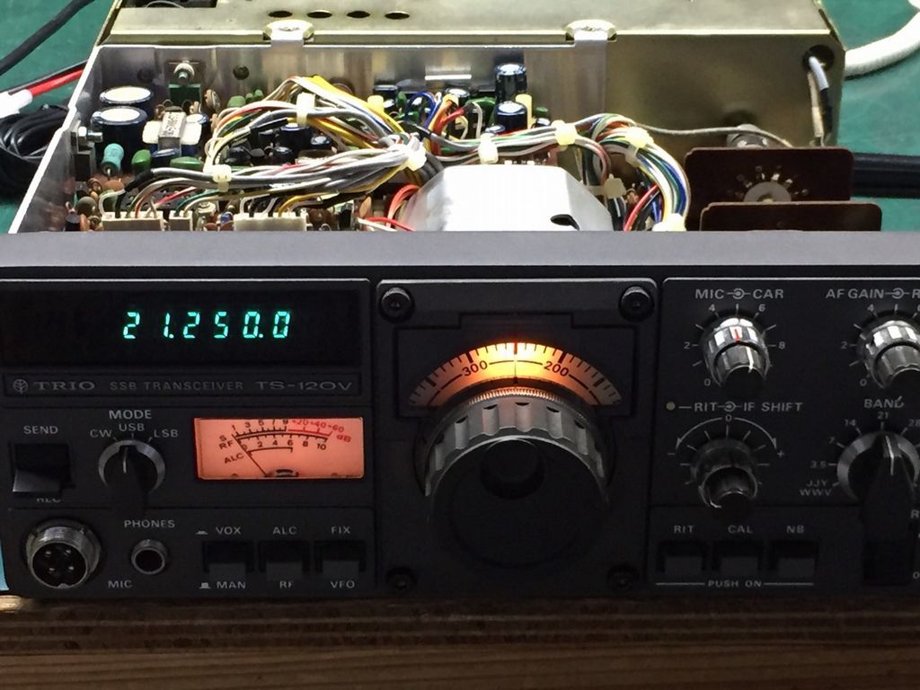 TRIO TS-120Vの修理 その3 : マニアックな無線とラジオ