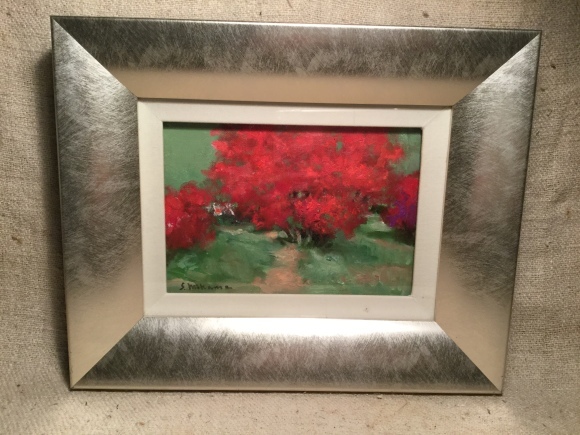 Ichigo Ichigo 三瓶昭蔵 『つつじヶ丘』 1983年作 油彩画 Ichigo