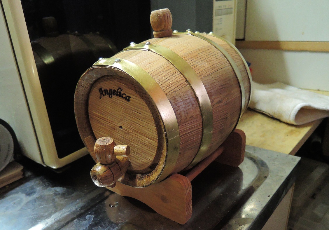 天使のミニ樽 5リットル（シルバー6本タガ） 天使のミニ樽 2リットル（