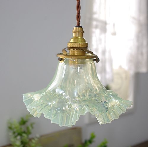 フランス アンティーク アブサングラス 2脚セット 厚手の吹き硝子