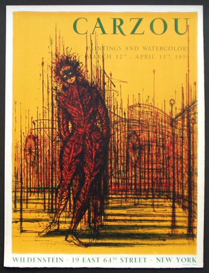 ジャン・カルズーのポスター「Wildenstein New York」（1959