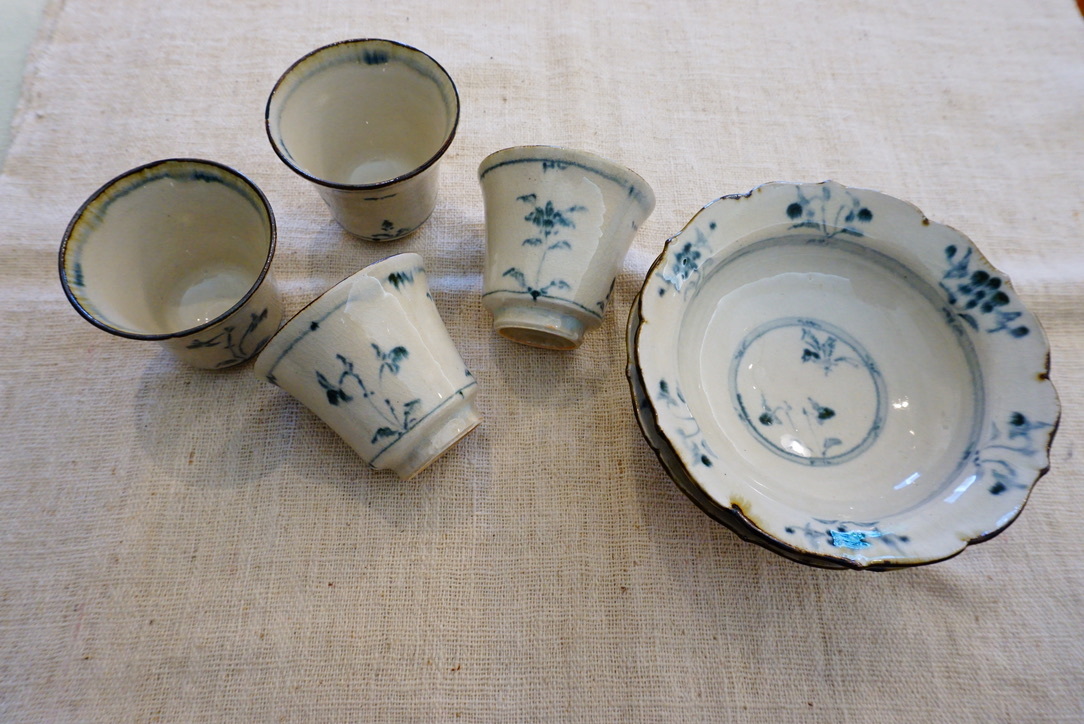 藤田佳三さん 染付絵皿 21cm 藤田佳三さん 染付絵皿 21cm 藤田佳三さん