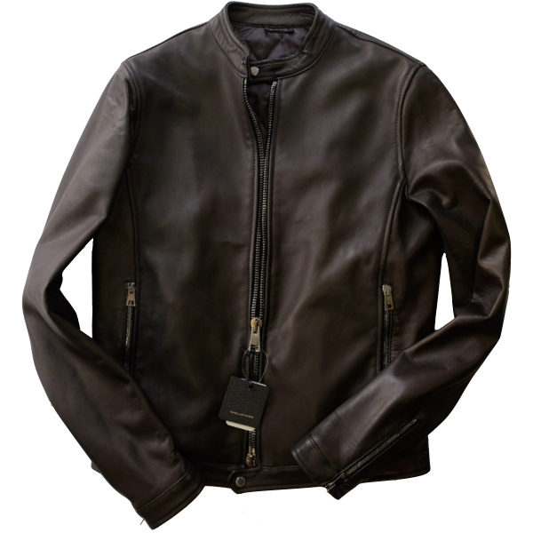 TAGLIATORE タリアトーレ ラムレザーシングルライダースジャケット