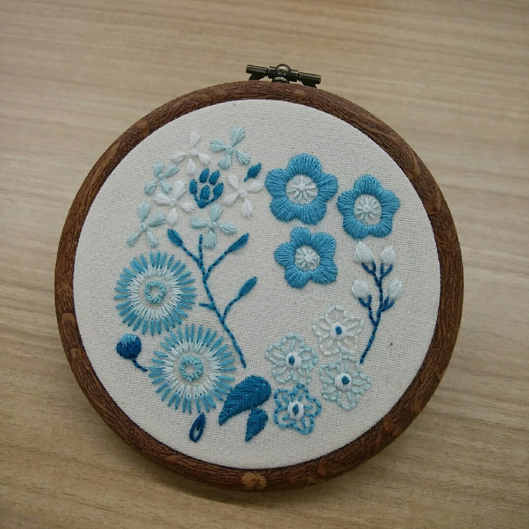 お楽しみお題＆飾り枠☆ : 手刺繍屋 Eri-kari（エリカリ）