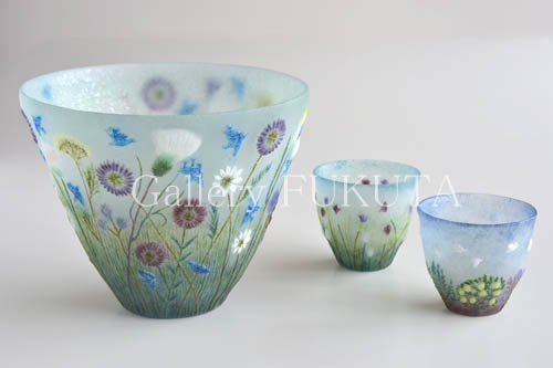 昨日で「飯塚亜裕子 パート・ド・ヴェール展」終了致しました