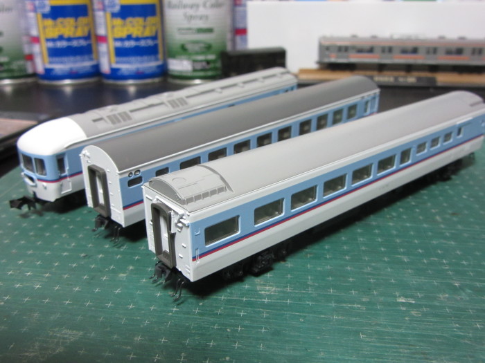 急行「北陸」1960の製作（その2）と、ラウンドハウス20系