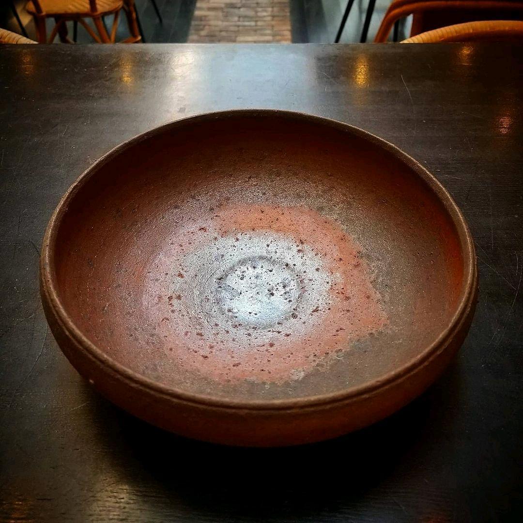 森岡成好 鉢 南蛮？ 焼き締め 検索ワード中里隆 森岡成好 鉢 南蛮