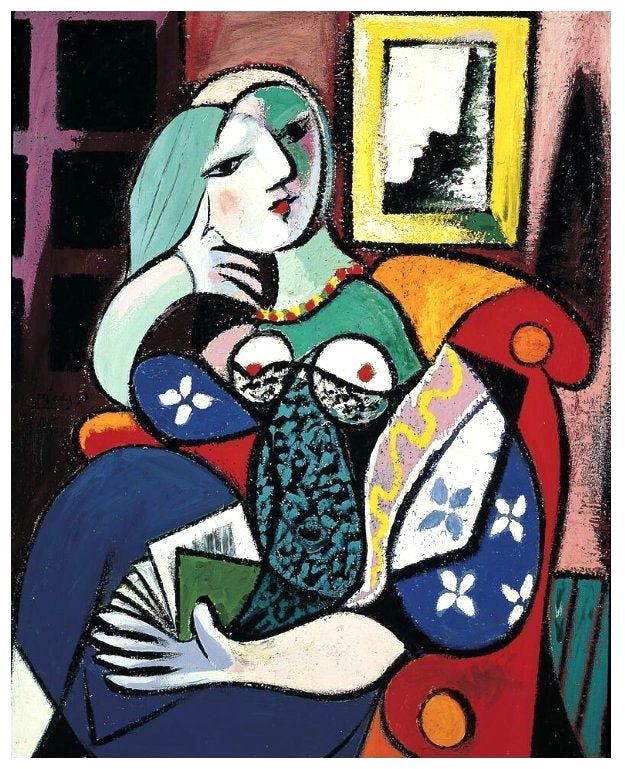 ピカソの「マリー・テレーズの肖像」 : 一語一絵