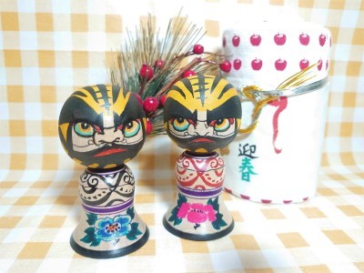 こけし四本セット津軽系奥瀬鉄則