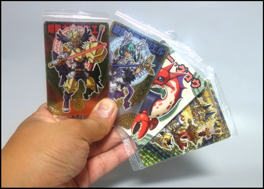 神羅無限雑記#13】超久しぶりに神羅万象チョコの中古パックを開封して