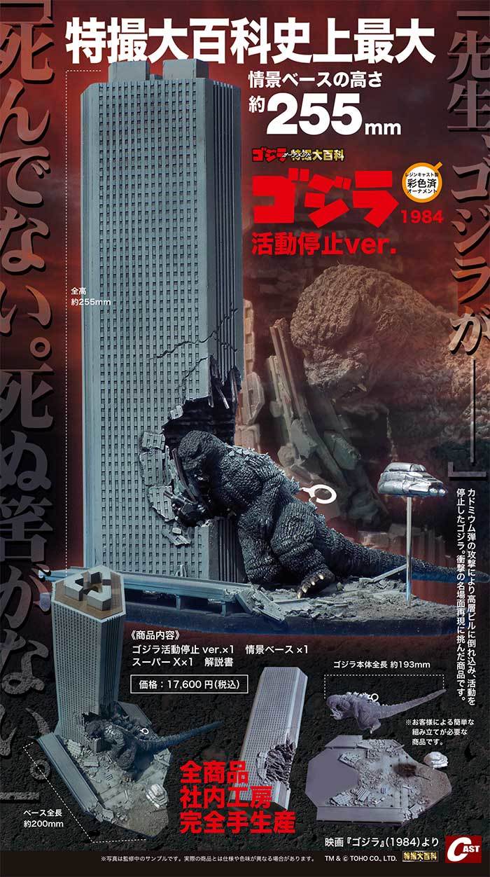 ゴジラオーナメント特撮大百科 ゴジラ1984 井浜原発急襲ver. キャスト