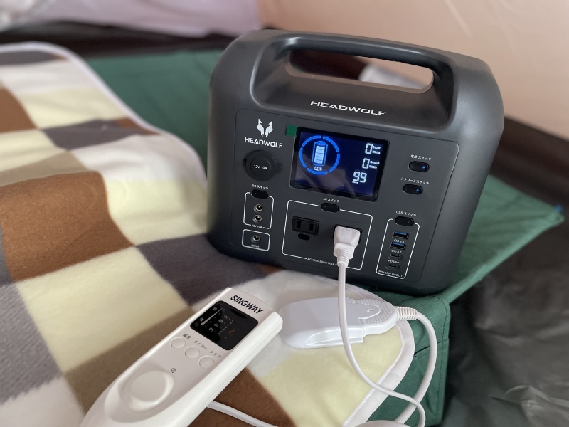 CampLog】ポータブル電源「HEADWOLF D500」518Wh/162000mAhの実力