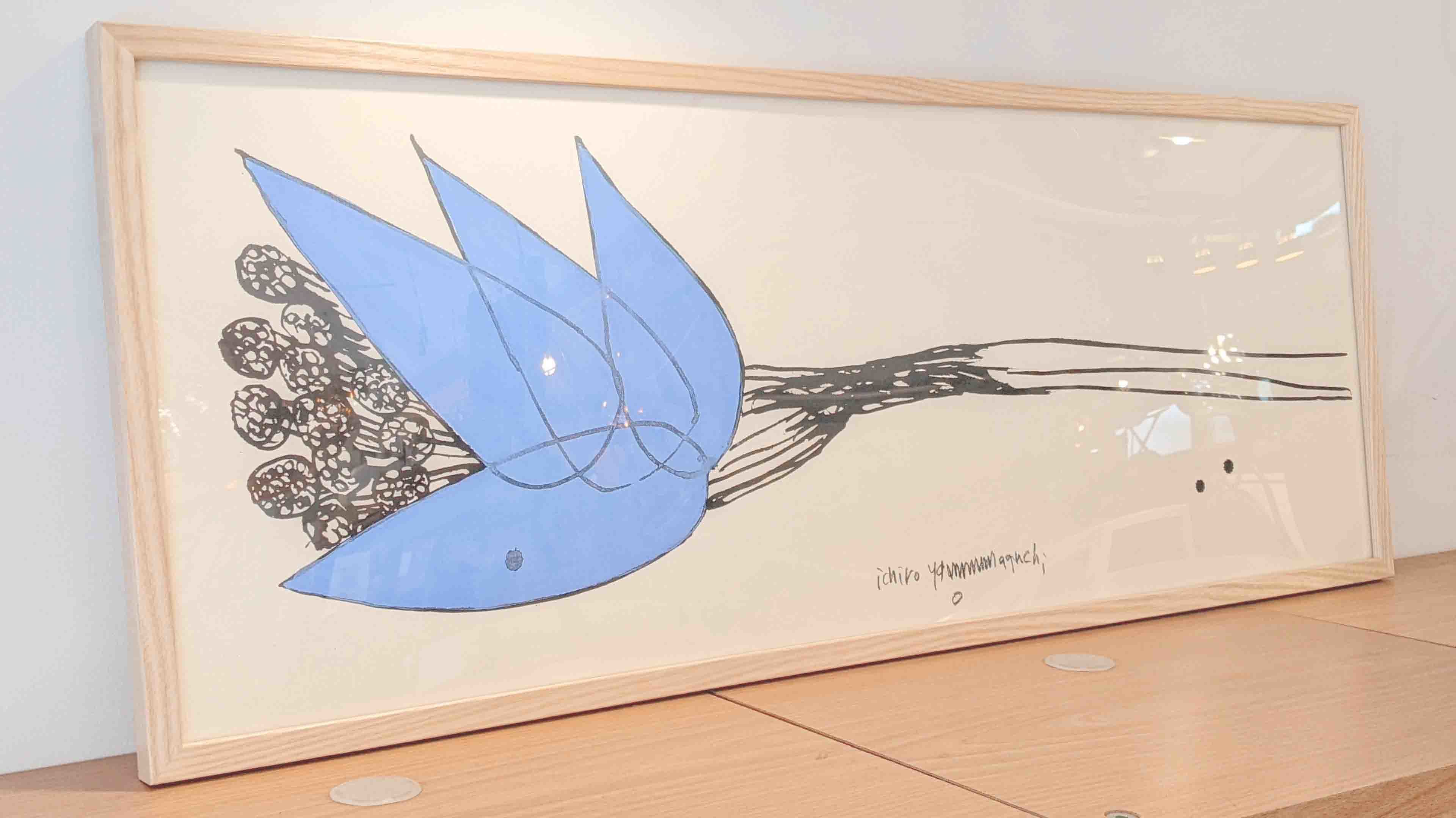 山口一郎 IDEE アートポスター HANA Blue・no.1 山口一郎HANA ・Blue