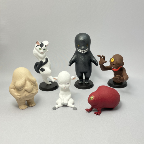 猫地蔵 ネコ フィギュア 8種類セット ワンダーフェスティバル