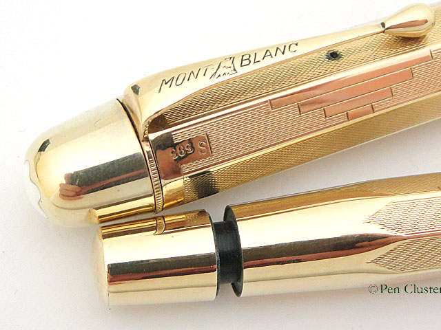 モンブランノブレス金張万年筆585 14K モンブラン 万年筆 コンバーター