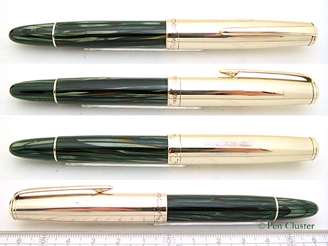 MONTBLANC モンブラン 万年筆 642 N グリーンストライプ 14金