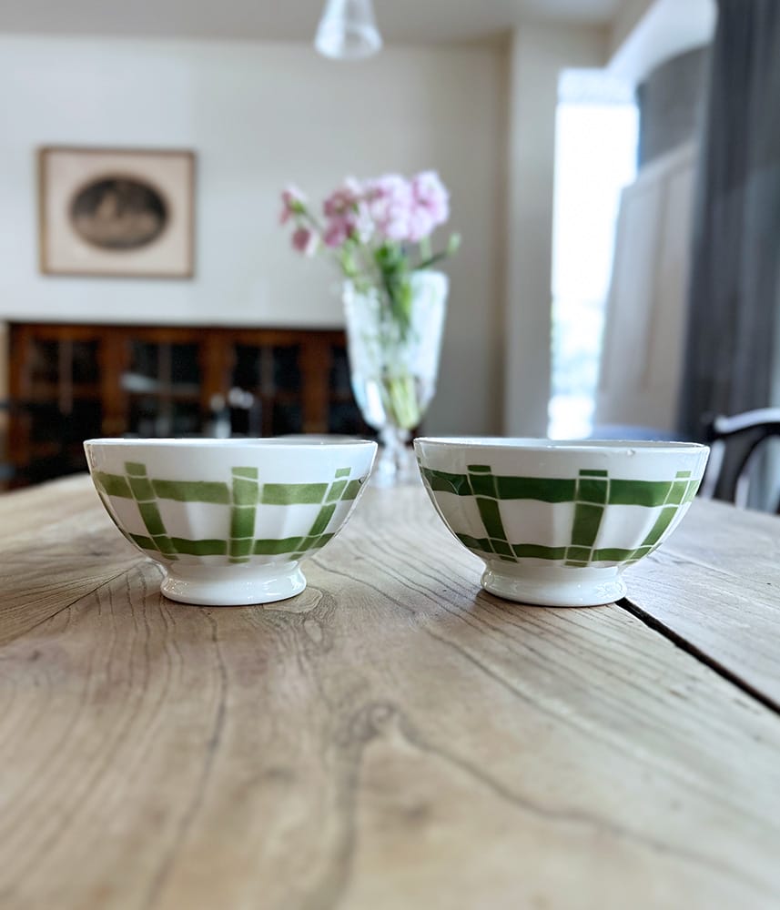 アールデコ フランス製 アンティーク ボウルとソーサー