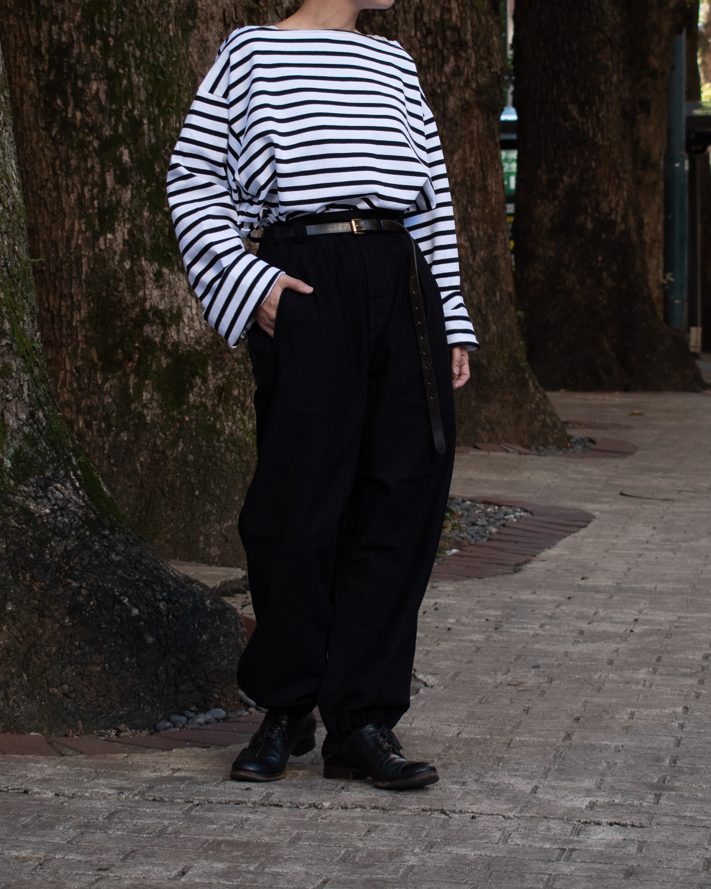 OUTIL / TRICO ASST バスクシャツ BLACKXWHITE OUTIL TRICO ASST