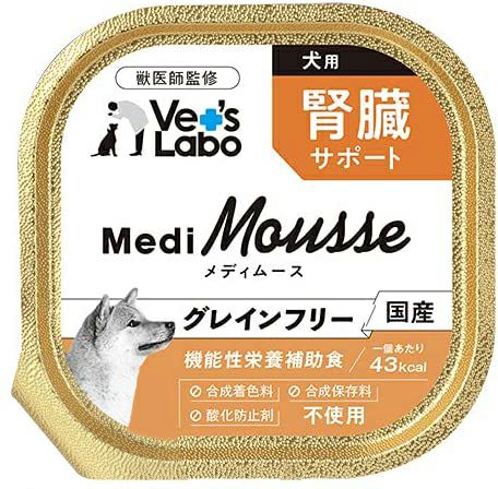ジャパンペット】 Vet'sLabo メディムース 犬用 腎臓サポート 95g×6個