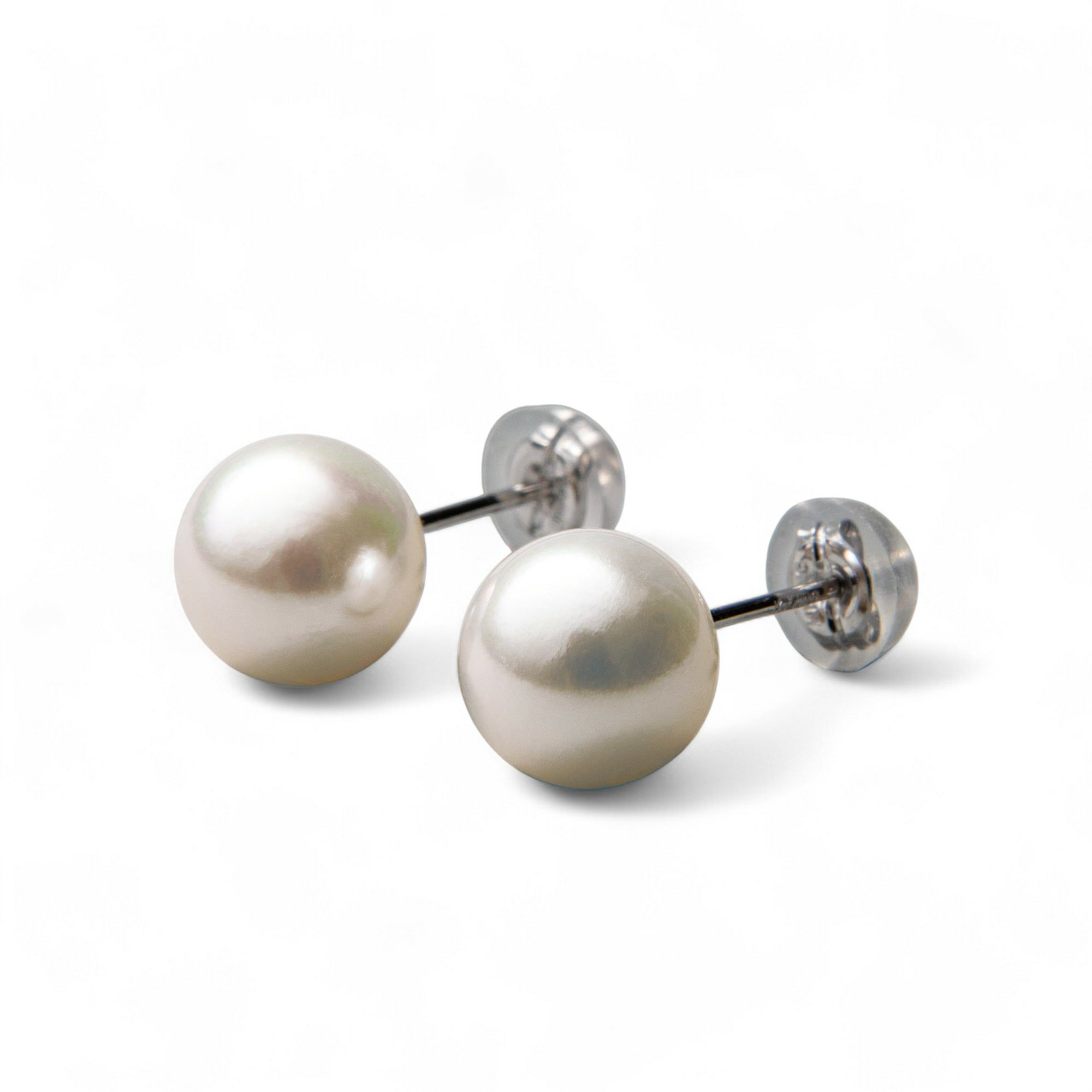 WEB限定】あこや真珠 スタッドピアス8.0-8.5mm PT900 | あこや真珠
