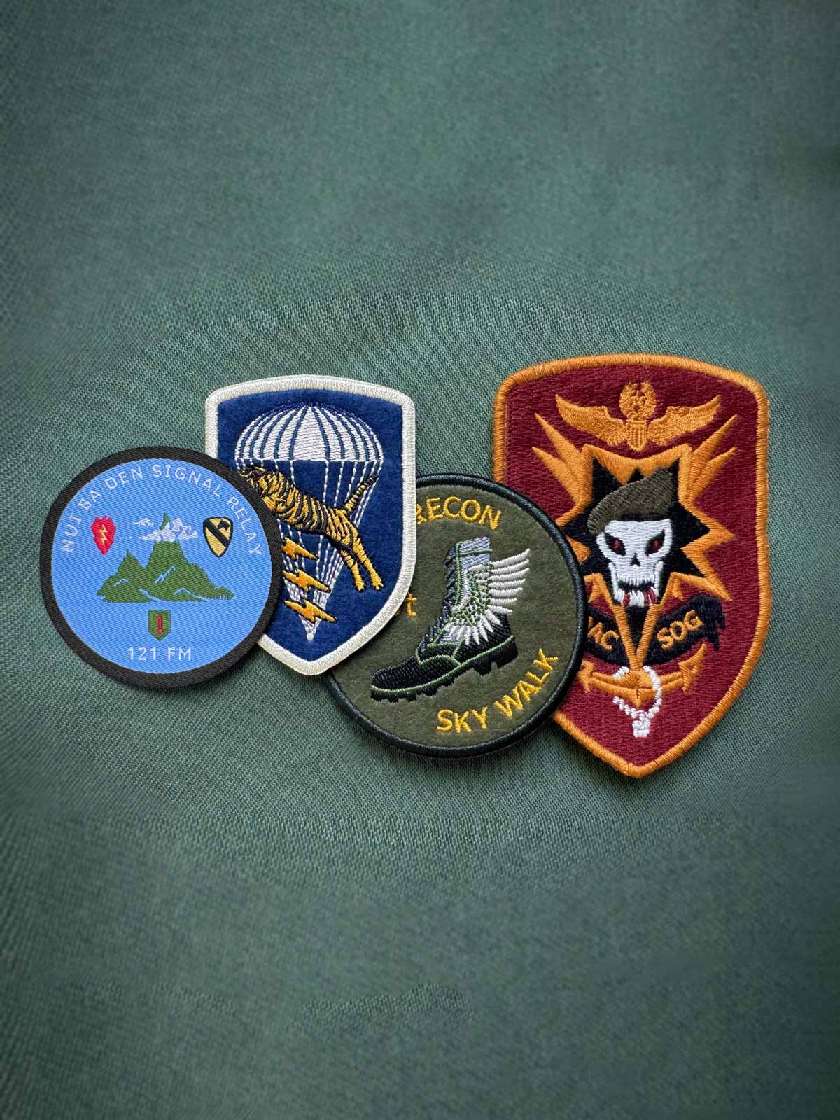 MACV-SOGミリタリー刺繍パッチ-PESSOA CLUB