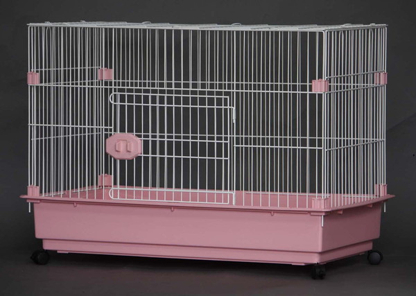 ペット用ケージ ローズゴールド 42x37x80CM THE ROOM(ペットサークル