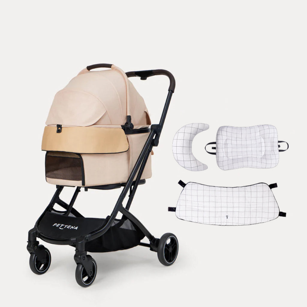 3秒で折りたためる分離式ペットカート PETTENA｜中型犬・多頭飼い対応