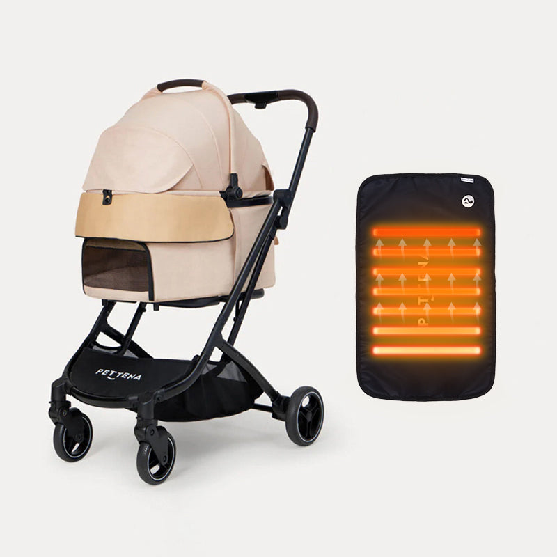 3秒で折りたためる分離式ペットカート PETTENA｜中型犬・多頭飼い対応