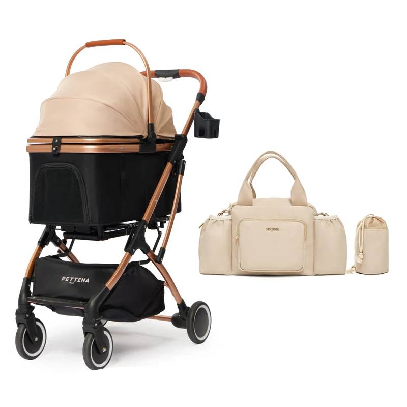 PETTENA ORION ベージュ ペットカート ドライブ派に人気】ORIONペット