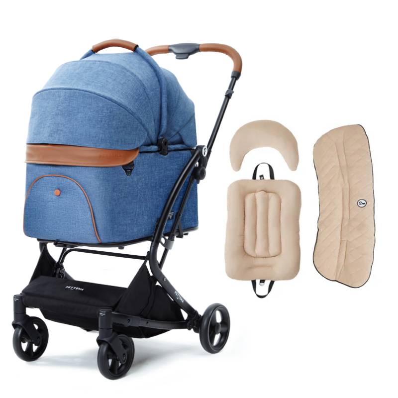 PETTENA MILOU ワンタッチで全部折りたためる分離型ペットカート 業界