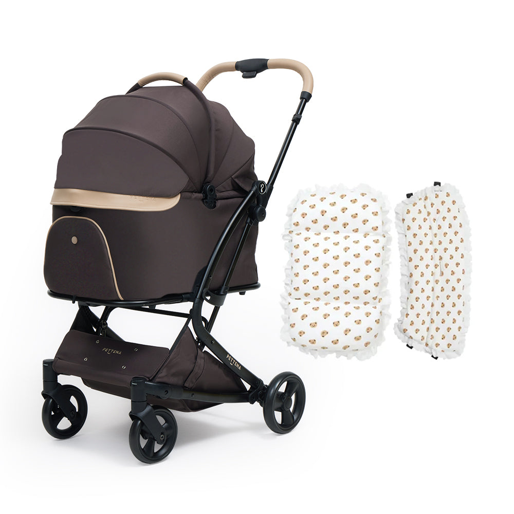 業界初】ワンタッチ全収納 軽量分離式ペットカート MILOU｜キャリー