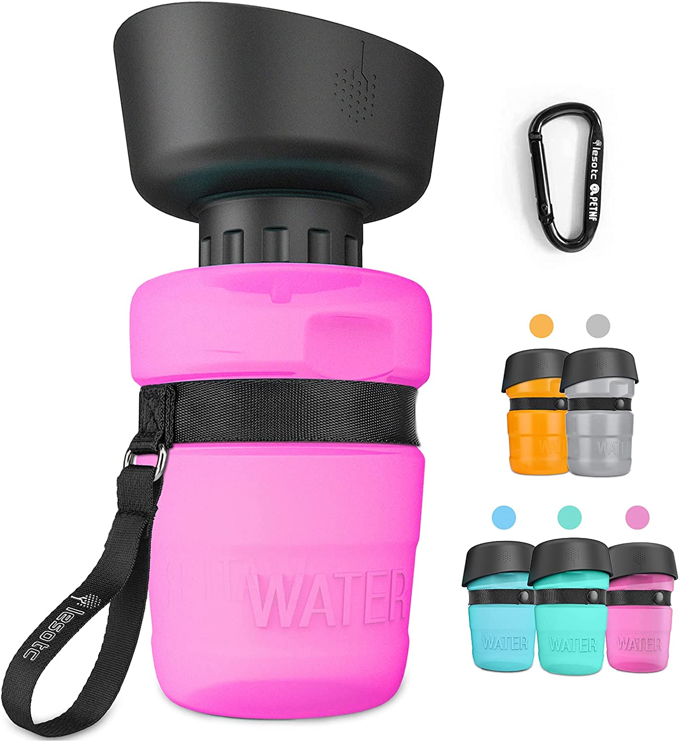 1st GEN Portable Pet Water Disperser Bottle for Outdoor Walking