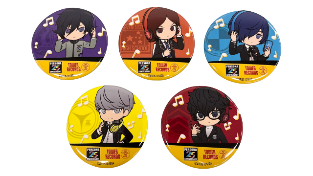 ペルソナ ライブ Q番シアターへようこそ 缶バッジ 主人公 結城理