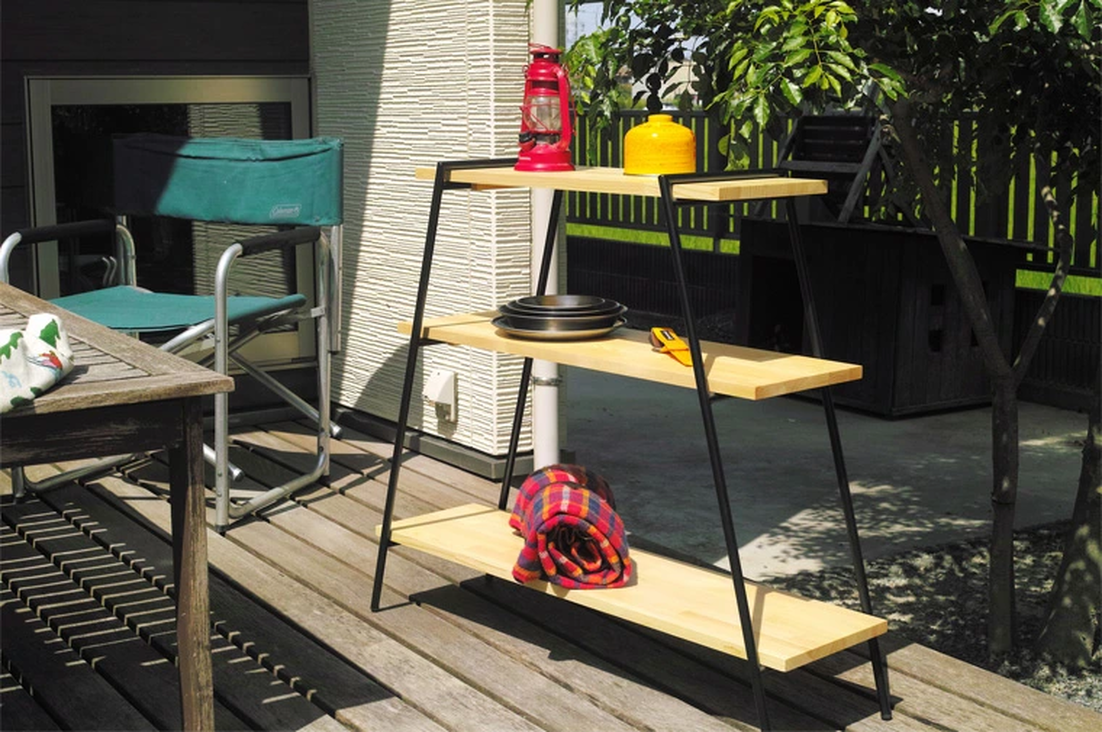 キャンプにアイアンラックがおすすめ！ホームセンター購入＆DIYも