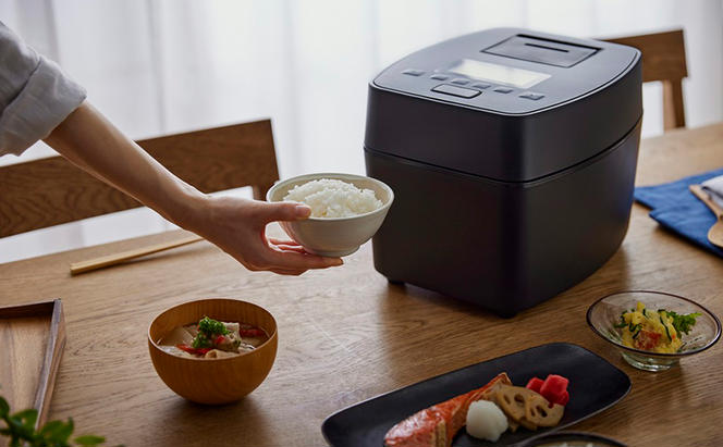 最新モデル】 アイリスオーヤマ 炊飯器 5.5合 マイコン式 ブラック