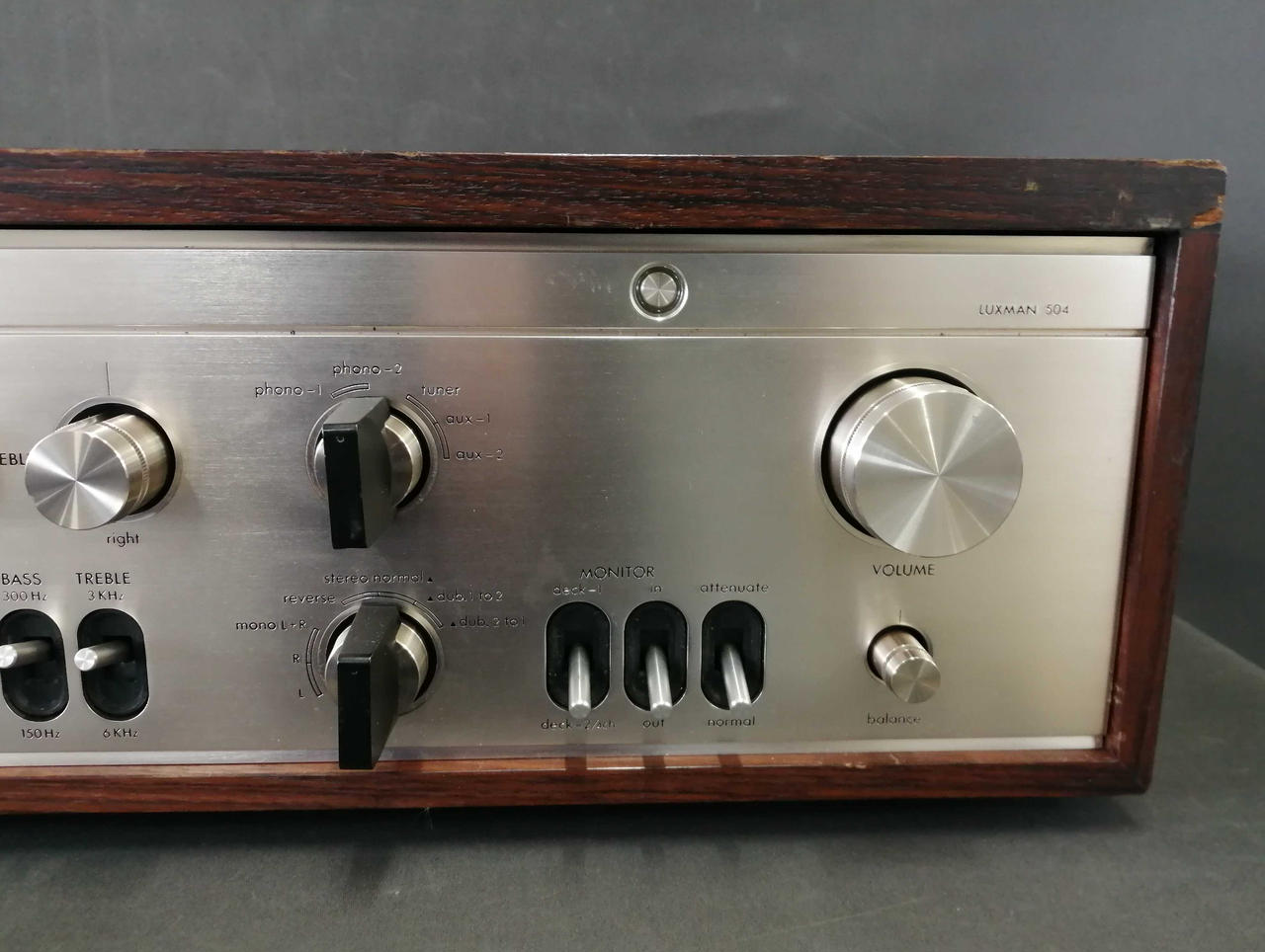 LUXMAN L-504 プリメインアンプ ステレオ インテグレーテッド アンプ