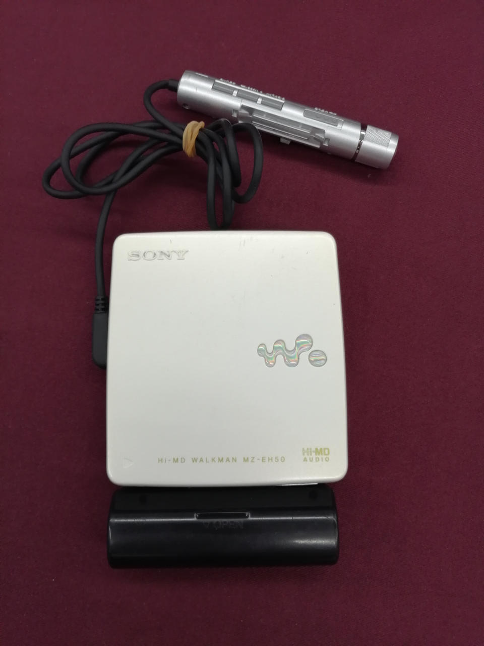 訳あり ソニーhi-MDウォークマンMZ-EH50シルバー 即落札オマケあり 訳