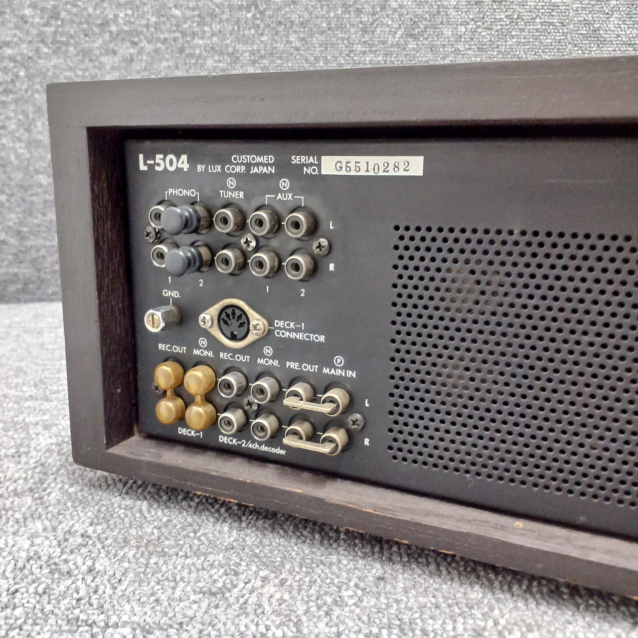 LUXMAN L-504 トランジスタ プリメインアンプ LUXMAN【L-504