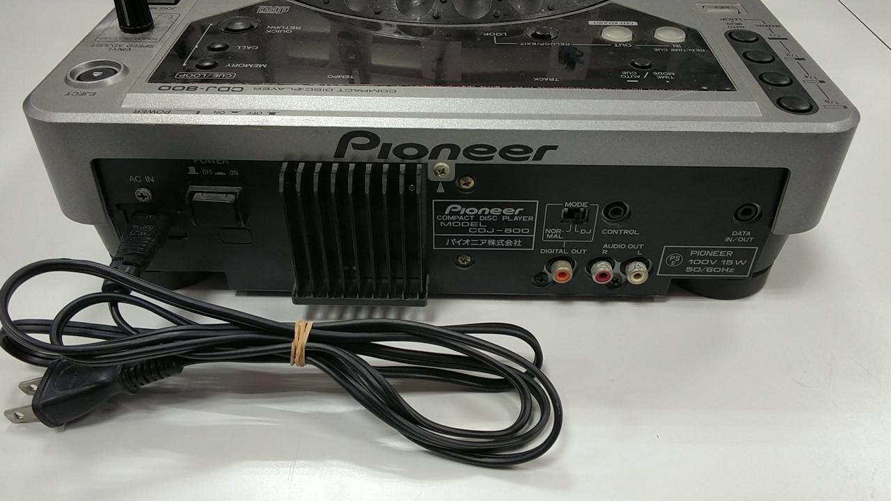動作確認済】Pioneer パイオニア CDJ-800 プロDJCDプレーヤー Amazon