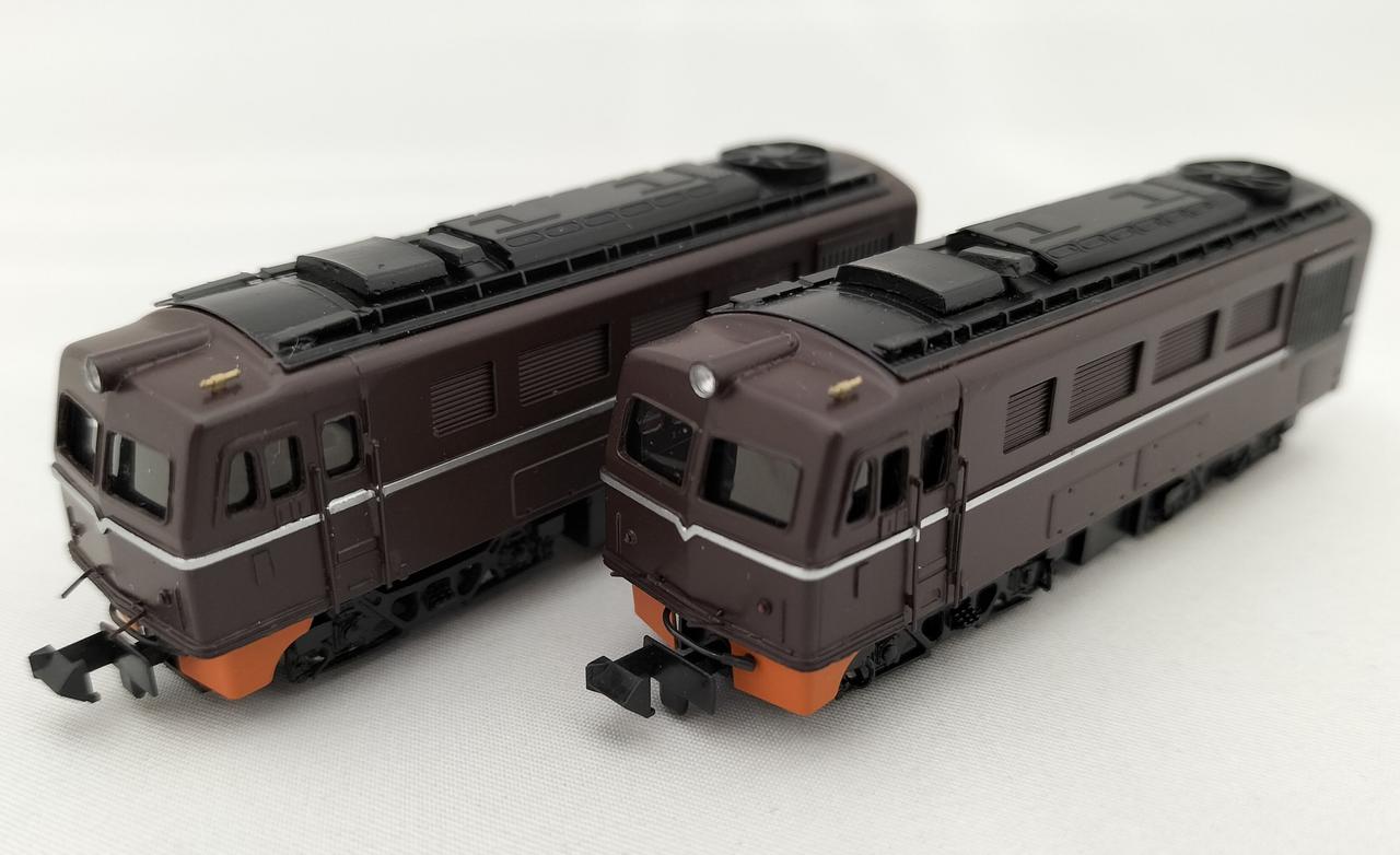 鉄道模型 Nゲージ ワールド工芸 国鉄 DD50 1次形 茶色仕様 塗装済完成