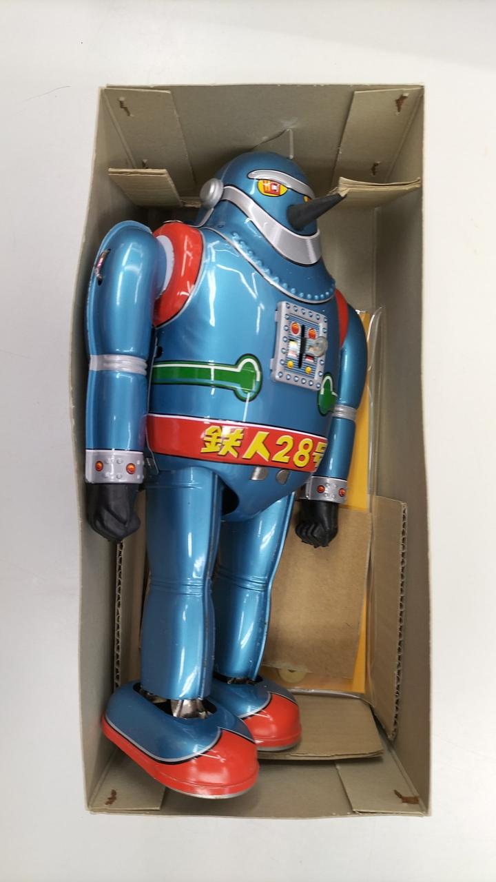 鉄人28号 ブリキ 昭和 当時物 昭和レトロ ポピー当時物 電動ビジョン