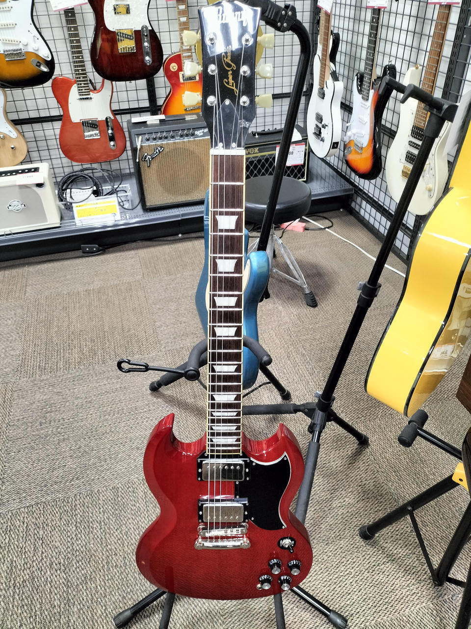 Burny エレキギター SGタイプボディ Burny エレキギター SGタイプ